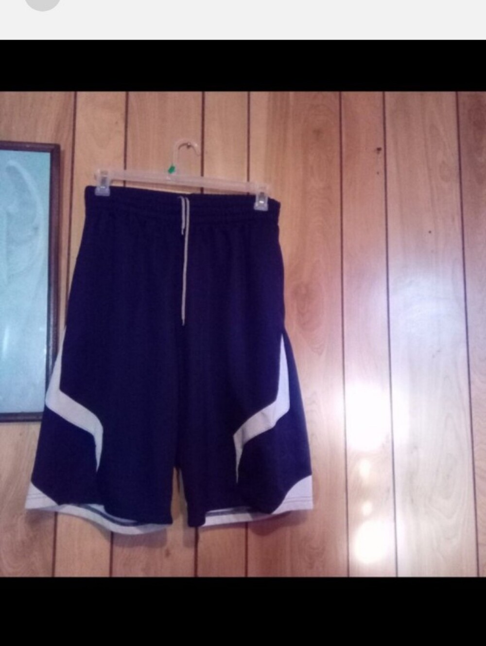 Under Armour Navy and White Men's Athletic Shorts